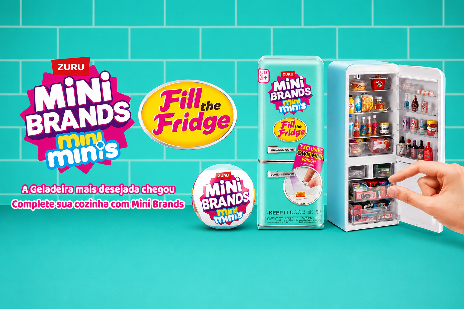 Zuru — Robo Alive e Mini Brands